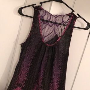 Mixed material Urban Outfitters tank top